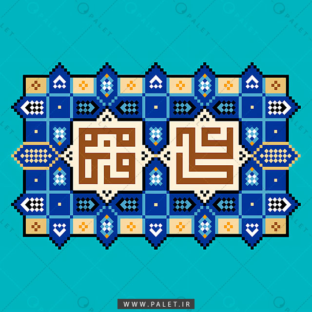 طرح تذهیب مستطیل
