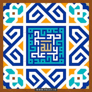 طرح اسلیمی مخصوص چاپ