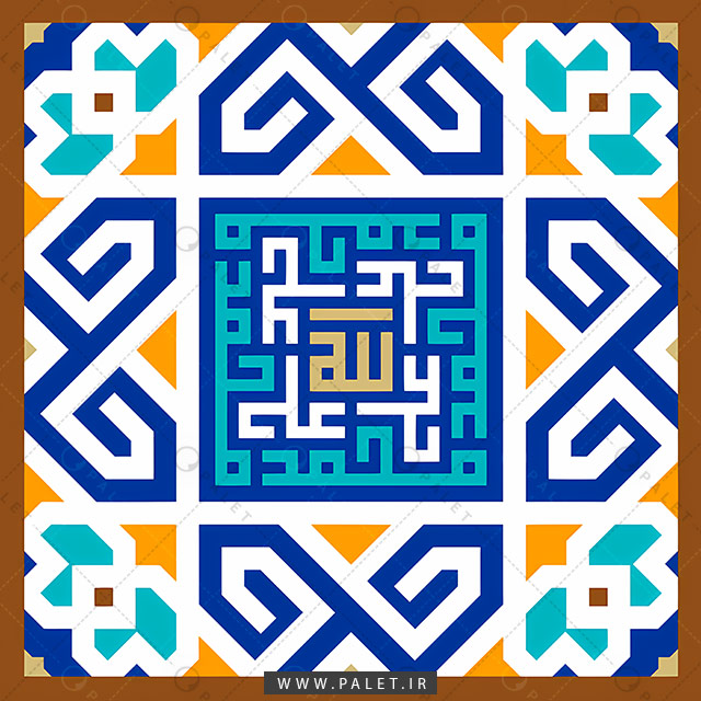 طرح اسلیمی مخصوص چاپ