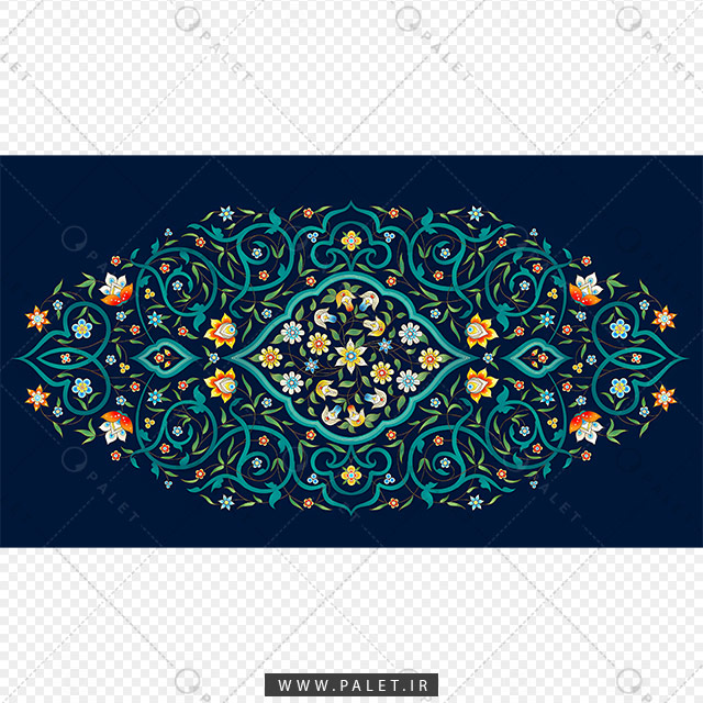 دانلود شمسه اسلیمی گل و بوته