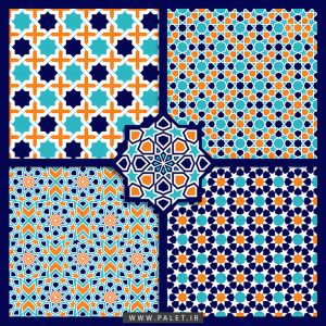مجموعه پترن اسلیمی زیبا