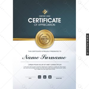 وکتور سرتیفیکیت آموزشی