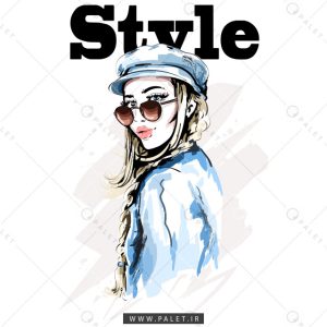 دانلود وکتور استایل زنانه