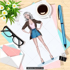 وکتور فشن استایل تابستانی و شیک