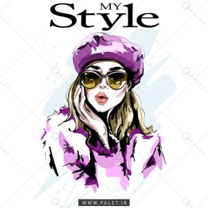 وکتور لایه‌باز رایگان و فشن زنانه مدرن
