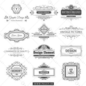 مجموعه قاب و حاشیه تزئینی
