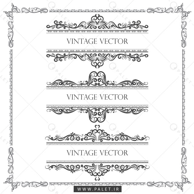 قاب و حاشیه اسلیمی با طراحی زیبا