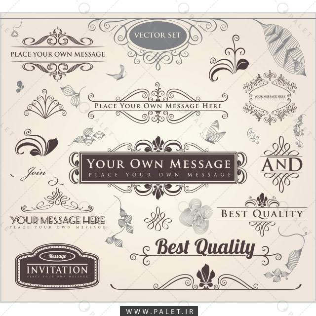 فایل طرح‌های بته‌ جقه‌ای ساده و شیک