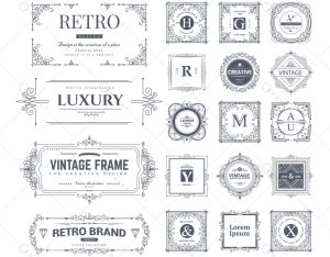 قاب‌ها و حاشیه‌های جذاب رترو