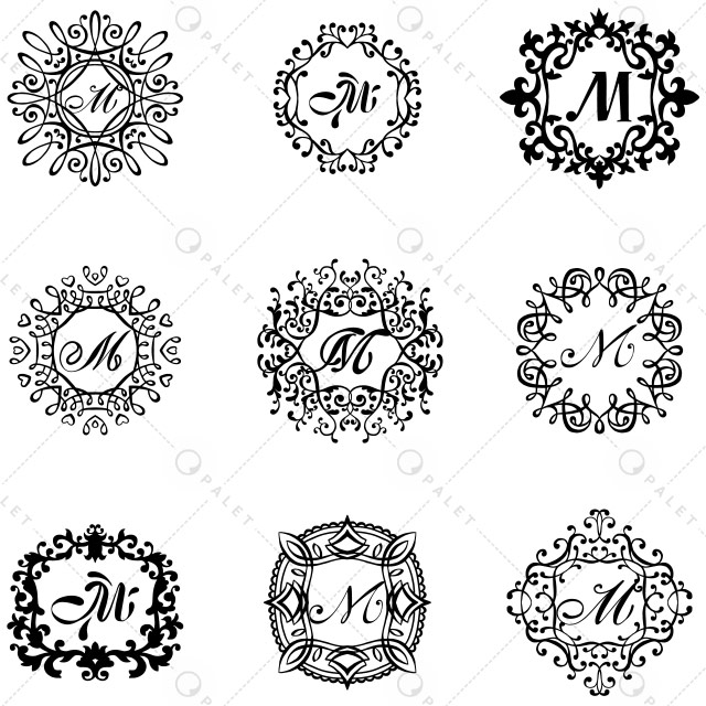 مجموعه قالب‌های لایه‌با مونوگرام