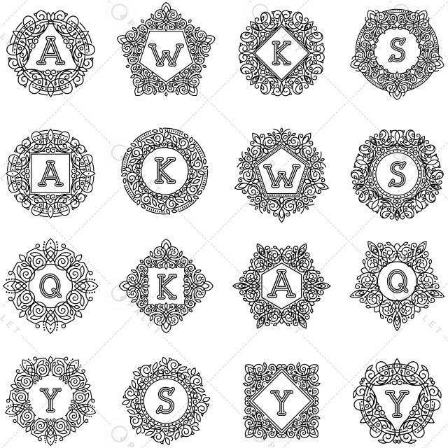 پکیج باکیفیت و لایه‌با مونوگرام