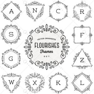 مجموعه قالب‌های مونوگرام لوگو