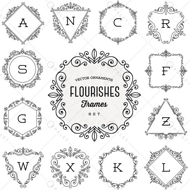 مجموعه قالب‌های مونوگرام لوگو