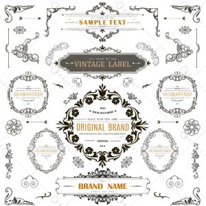 مجموعه عناصر طراحی و تزئینی کلاسیک