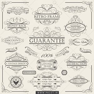 انواع کادر و حاشیه با سبک باروک