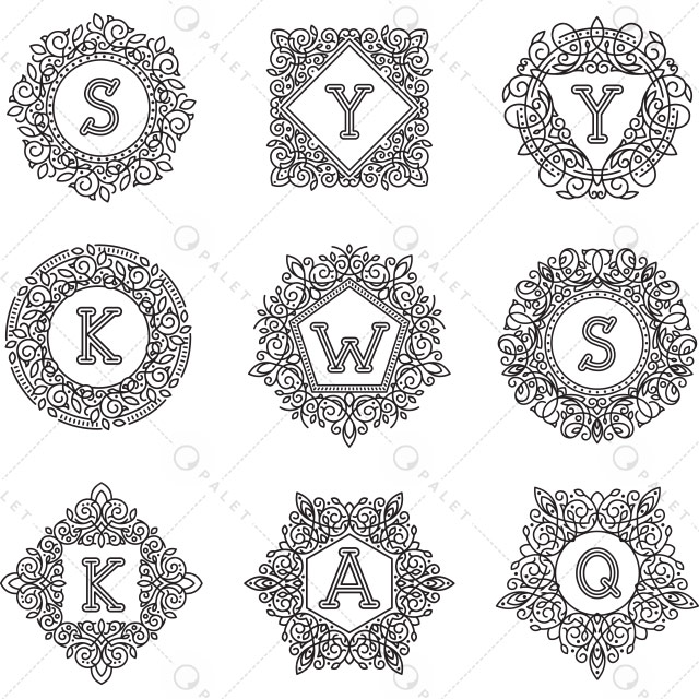 مجموعه مونوگرام‌های سلطنتی و باروک