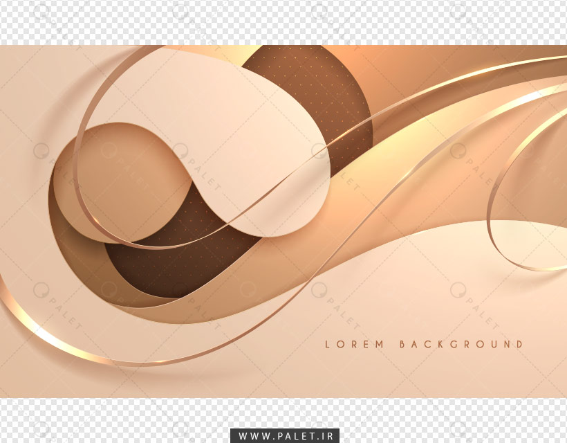وکتور لایه باز ابسترکت دایره ای خاکی