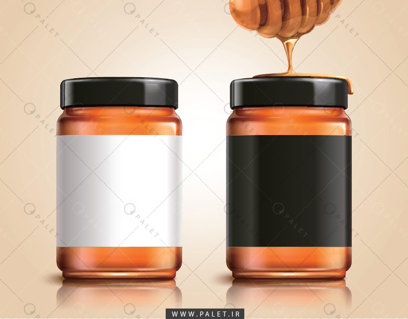 طرح لایه باز شیشه عسل