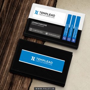 طرح لایه‌باز کارت ویزیت رسمی